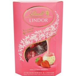 Lindt LINDOR Jahody a Smetana 200 g