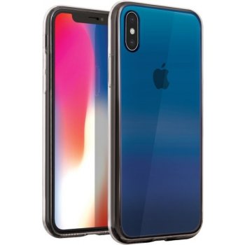 Pouzdro Uniq Hybrid iPhone XS/X Glaze Ombre - Midas černé