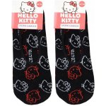 Kotníkové ponožky krátké Hello Kitty černá – Zboží Dáma