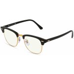 Ray-Ban RB 3016 CLUBMASTER BL Unisex-Brýle s filtrem modrého světla celoobrubové Browline Acetát-rámy, černá – Hledejceny.cz