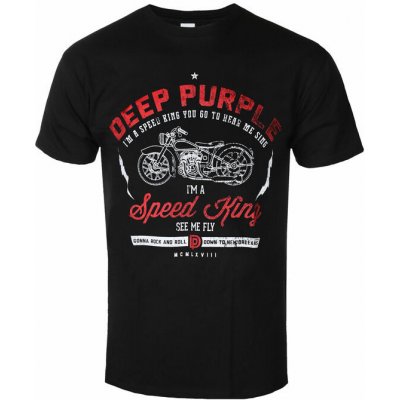 Rock Off tričko metal Deep Purple Speed King černá
