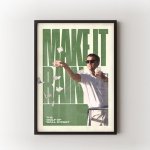 Make It Rain Velikost: 70x100 cm, Rám: Černý – Zboží Dáma