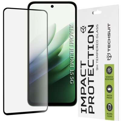 Techsuit ochranné sklo 111D pro Xiaomi Redmi 15 4G/5G černé 163304 – Zboží Živě