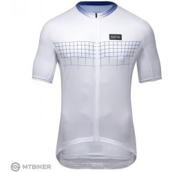 GORE Grid Fade Jersey 2.0 Mens white/ultramarine blue