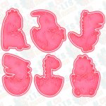Sada vykrajovátek - Baby dinosauři - Mláďata Velikost: 8-10 cm – Hledejceny.cz