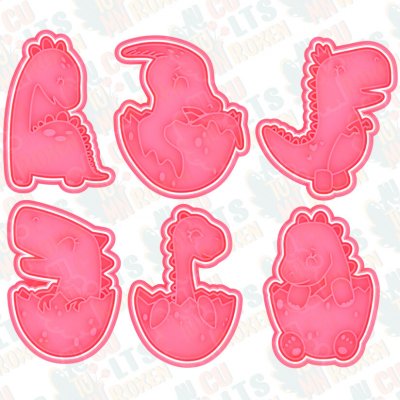 Sada vykrajovátek - Baby dinosauři - Mláďata Velikost: 8-10 cm – Hledejceny.cz