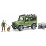 Bruder 2587 Land Rover Defender figurka myslivce a psa – Zboží Mobilmania