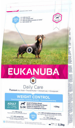 Eukanuba Dog Adult Weight Control Small & Medium 2,3 kg