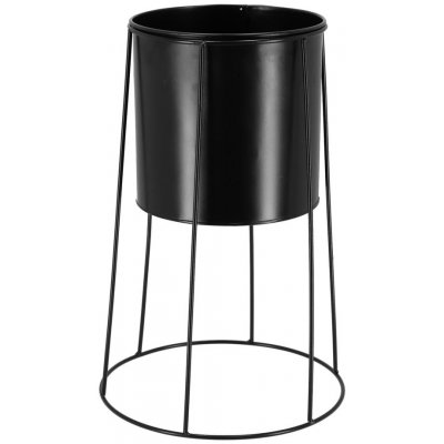 Esschert Design Držák na květináč WINDOW DRESSING PLANTER na podstavci černá 31 x 48 cm – Zboží Mobilmania