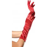 Leg Avenue Elbow Length Satin Gloves 8B Red – Zboží Dáma