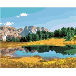 ZUTY Malování podle čísel LES HORY A JEZERO 40 x 50 cm – Hledejceny.cz