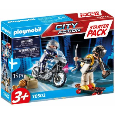Playmobil 70502 Starter pack Policie doplňkový set – Zboží Dáma