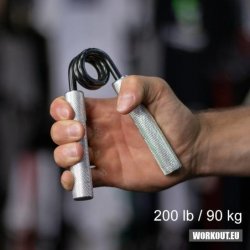 Workout posilovací kleště prstů a zápěstí 90 kg