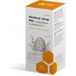 Medový sirup PM s jitrocelem tymiánem mateřídouškou a vitaminem C 200 g – Hledejceny.cz