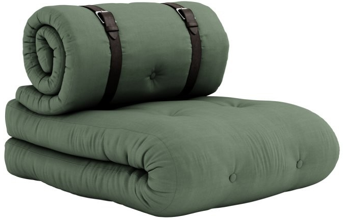 Karup design sofa BUCKLE-UP (futonová ) olive green 756 70*200 cm