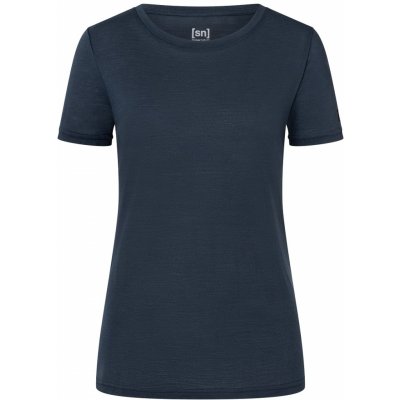 [sn] super.natural Dámské merino tričko The Essential Tee [sn] Blueberry – Zboží Dáma