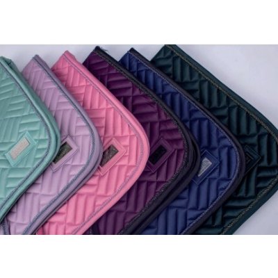 Kentaur Podsedlová saténová dečka s čabrakou Tmavě zelená – Zboží Mobilmania