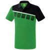 Dětské tričko Erima 5-C POLOKOŠILE zelená černá