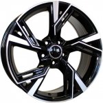 Racing Line B1571 7.5x17 5x112 ET36 black polished – Hledejceny.cz