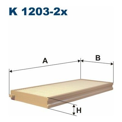 Filtr, vzduch v interiéru FILTRON K 1203-2x – Hledejceny.cz