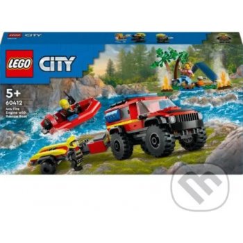 LEGO® City 60412 Hasičský vůz 4x4 a záchranný člun