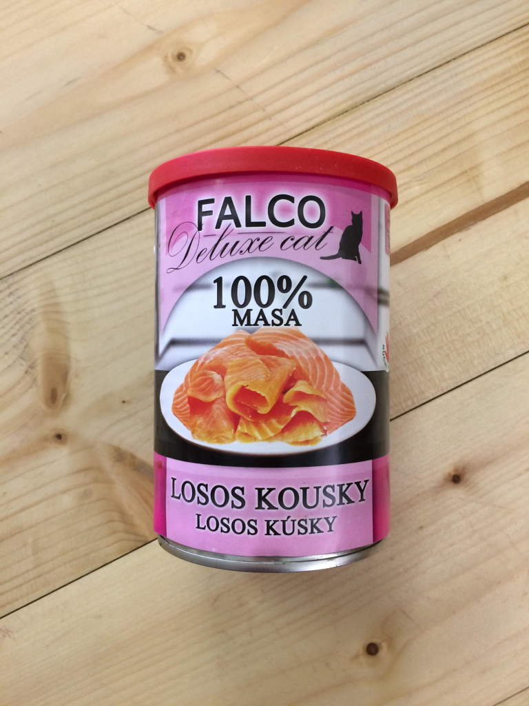 Falco Cat deluxe losos kousky 15 x 400 g