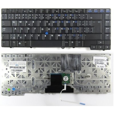 česká klávesnice HP Elitebook 8530 8530P 8530W černá CZ trackpoint - design 2 – Zboží Mobilmania