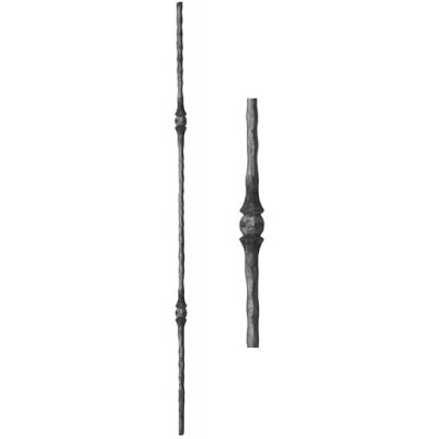 UMAKOV Kované zábradlí, kovářství h1000, b27, D12mm, T10/705-2 – Sleviste.cz
