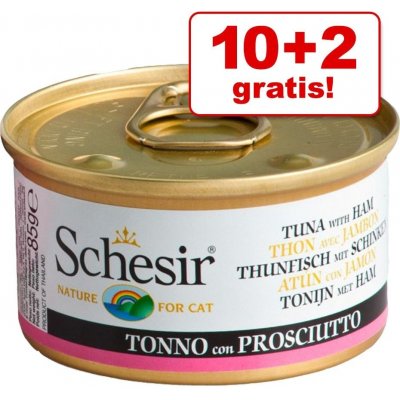 Schesir jelly tuňák & mořské řasy 12 x 85 g