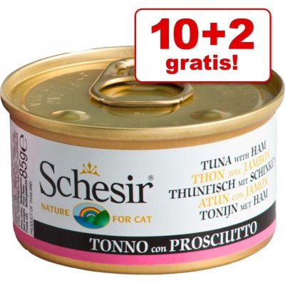 Schesir jelly tuňák & mořské řasy 12 x 85 g – Zbozi.Blesk.cz