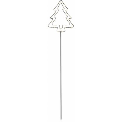 VLC Vánoční LED zahradní zápich stromeček 118,5 x 25 x 0,8 cm – Hledejceny.cz