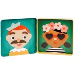 Petit Collage magnetické puzzle Veselé tváře – Hledejceny.cz