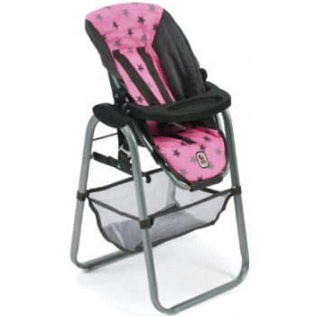 Bayer Chic Jídelní židlička pro panenku šedivo-růžová od 1 093 Kč -  Heureka.cz