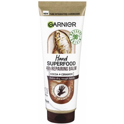 Garnier Hand Superfood regenerační krém na ruce s kakaem 75 ml