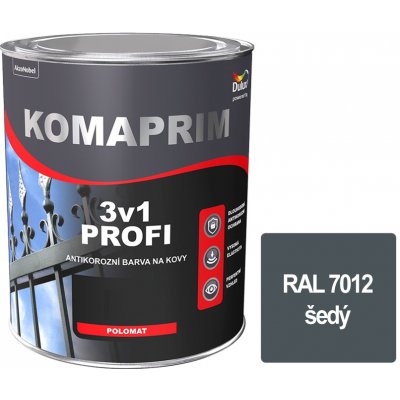 Dulux KOMAPRIM PROFI 3v1/10L Ral 7012 Šedá – Zboží Mobilmania
