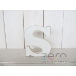 Abeceda dřevěná 'S' (18 cm) - bílá – Hledejceny.cz