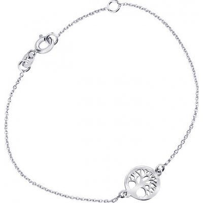 Cutie Jewellery náramek z bílého zlata Strom života Z5030-60-X-2 – Zboží Mobilmania