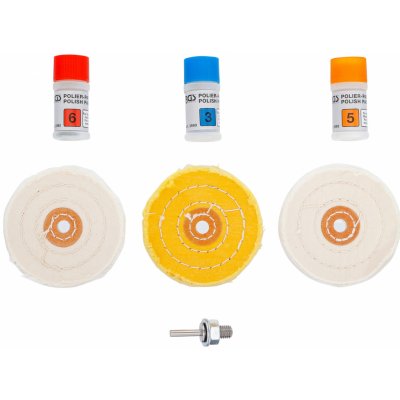 BGS Leštící souprava pro měkké kovy 7 ks | Zboží Auto