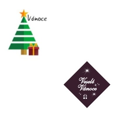 Čokoládová dekorace - Veselé Vánoce - 20 ks – Zboží Dáma