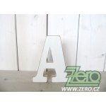 Abeceda dřevěná 'A' (18 cm) - bílá – Hledejceny.cz