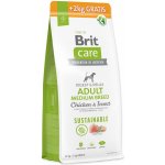 Brit Care Sustainable Adult Medium Breed Chicken & Insect 14 kg – Hledejceny.cz