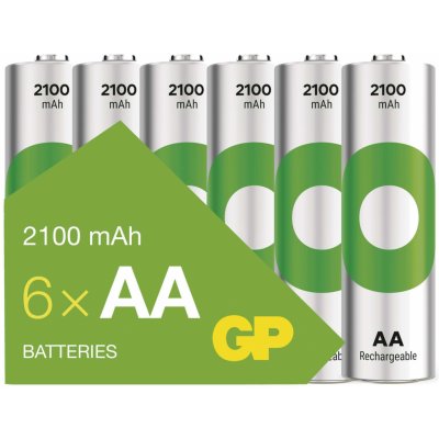GP ReCyko AA 2100 mAh 6ks 1032226212 – Hledejceny.cz