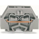 WAGO Svorka 260-301 2vodičová, bez tlačítka, s upevňovací přírubou, upevňovací otvor Ø3,2 mm, CAGE CLAMP®; 1,50 mm², šedá 260-301 – Zboží Mobilmania