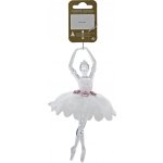 GEROMA Vánoční ozdoba baletka plast čirá 17,5 cm – Zboží Mobilmania