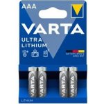 Varta Ultra Lithium 4ks AAA 6103301404 – Zbozi.Blesk.cz