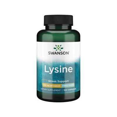 Swanson Lysine 500 mg 100 kapslí