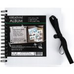 Lepenkové kreativní album P + P 20,5 x 20,5 cm Bílé – Zboží Živě