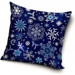TipTrade vánoční povlak Ledové vločky 40 x 40 cm – Sleviste.cz