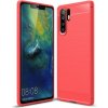 Pouzdro a kryt na mobilní telefon Huawei JustKing plastové s broušenou texturou Huawei P30 Pro - červené