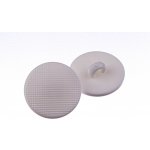 Knoflík 19mm se strukturou plastový Varianta: bílý – Zboží Dáma